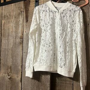 Beautiful full lace jacket size large